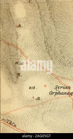 . Palestine and Syria with the chief routes through Mesopotamia and Babylonia; handbook for travellers;. Stock Photo