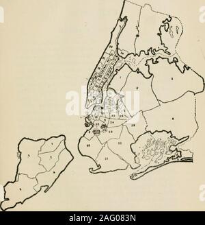 . Industrial causes of congestion of population in New York City. te public and privat*energies and means, in certain well-defined directions. Noone proposal which has been advanced in the precedingpages would summarily end congestion; there must be or-ganized a general, broad, inclusive program of oppositionand prevention. The first object should be to prevent the re-currence of crowded conditions in parts of the city not nowaffected: the second, to ameliorate conditions, in the con-gested districts; and the last, to root out the evils in theworst sections. City planning, in its full signific Stock Photo