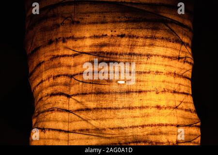 Yellow matte lamp. Abstract picture Stock Photo