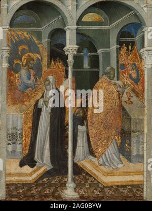 The Miraculous Communion of Saint Catherine of Siena; Domenico ...