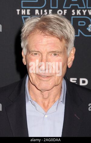 Harrison Ford  12/16/2019 'Star Wars: The Rise of Skywalker' World Premiere held at the Dolby Theatre in Hollywood, CA. Photo by K. Hirata / HNW / PictureLux Stock Photo