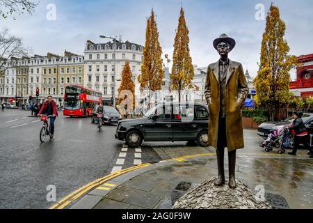 Bela Bartok statue, London, England, UK Stock Photo
