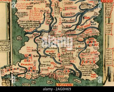 A map of 13th-century Britain by Matthew Paris. Matthew Paris (1200 ...