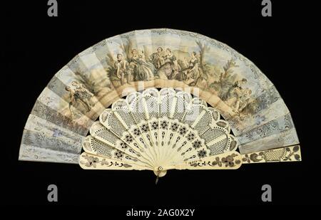 Fan, third quarter 19th century. Stock Photo