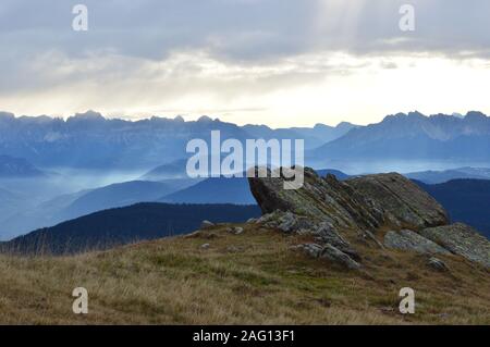 Sonnenaufgang Laugen - Südtirol Stock Photo