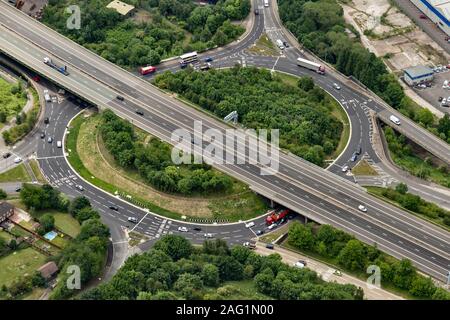 Junction 34, M1, Sheffield, South Yorkshire, Stock Photo