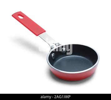 Red Frying Isolated on a White Background. Stock Photo