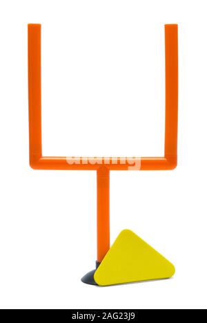 Table Football Game Isolated on White Background. Stock Photo