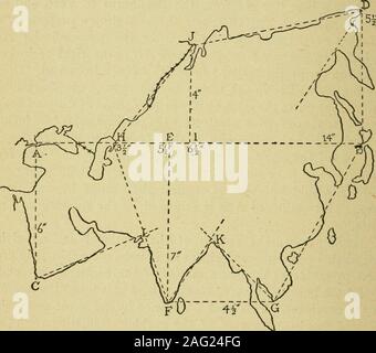 detail from: Map of the World, drawn 1500, the first to show America ...