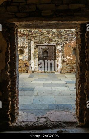 Chittorgarh Fort in Rajasthan - doorways Stock Photo