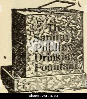 . Johnson's garden & farm manual : 1915. POULTRY DRINKING FOUNTAINS 85 DRINKING FOUNTAINS, ETC.. Stock Photo