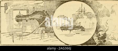 . The naval history of the United States. CHAPTER II. FORT SUMTER BOMBARDED. - ATTEMPT OF THE STAR OF THE WEST TO RE-ENFORQANDERSON. —THE NAVAL EXPEDITION TO FORT SUMTER.—THE RESCUE OF THE FRIGATJCONSTITUTION. —BURNING THE NORFOLK NAVY-YARD. Stock Photo