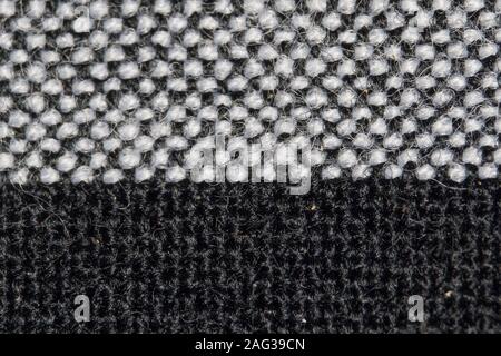 Texture of striped knitted fabric for the background and scrapbook Stock Photo