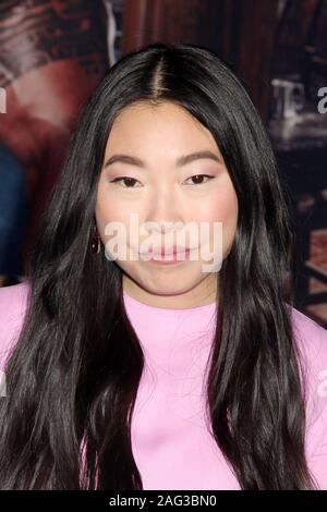 Los Angeles, USA. 09th Dec, 2019. Awkwafina 12/09/2019 “Jumanji: The Next Level” Premiere held at the TCL Chinese Theatre in Hollywood, CA Credit: Cronos/Alamy Live News Stock Photo