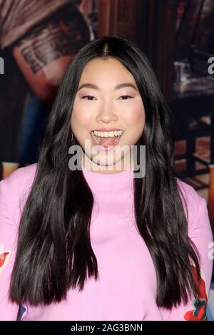 Los Angeles, USA. 09th Dec, 2019. Awkwafina 12/09/2019 “Jumanji: The Next Level” Premiere held at the TCL Chinese Theatre in Hollywood, CA Credit: Cronos/Alamy Live News Stock Photo