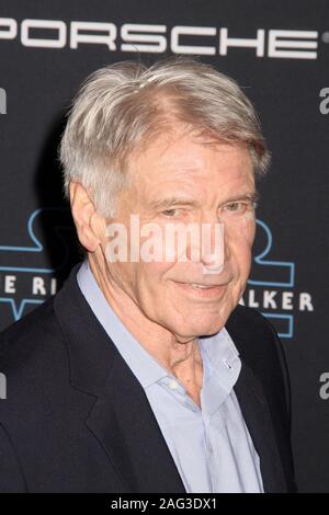 Harrison Ford  12/16/2019 “Star Wars: The Rise of Skywalker” Premiere held at the Dolby Theatre in Hollywood, CA   Photo: Cronos/Hollywood News Stock Photo