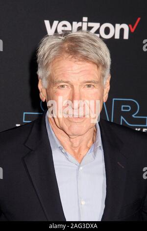 Harrison Ford  12/16/2019 “Star Wars: The Rise of Skywalker” Premiere held at the Dolby Theatre in Hollywood, CA   Photo: Cronos/Hollywood News Stock Photo