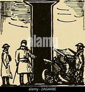 . A history of Section 647, United States army ambulance service with the French army. on at a base hospital. Still a rift was appearing in our cloud and the prospect of real action became acertainty. Gas masks were issued to us and a gas sergeant gave us a trial in a gaschamber. We felt the move to the front pretty close. Yet we could not believe ourgood fortune imminent. Something would happen. A call for the evacuation of Base 66and of Bazoilles to a hospital train almost convinced us that we were to remain forever.But at last definite orders came. We packed our belongings and pulled out. O Stock Photo