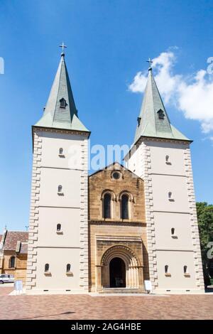 Front of St John's Cathedral, Parramatta, Sydney, NSW, Australia Stock Photo