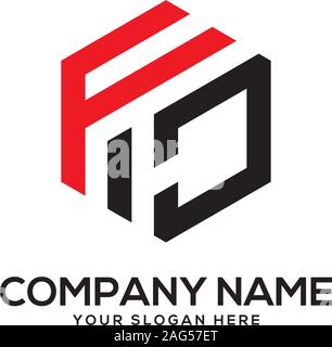EJ initial letter Logo Inspiration, E and J combination logo vector with hexagonal idea Stock Vector