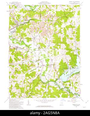 Usgs Topo Map Ohio Oh Mineral City 227912 1961 24000 Restoration 2ag5n8a 