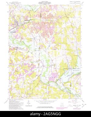 Usgs Topo Map Ohio Oh Mineral City 227914 1961 24000 Restoration 2ag5ngg 