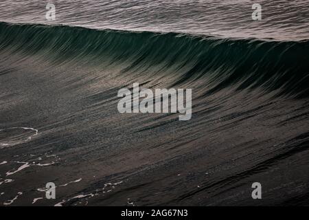 Focus shot of beautiful sea waves - great for a cool natural background Stock Photo