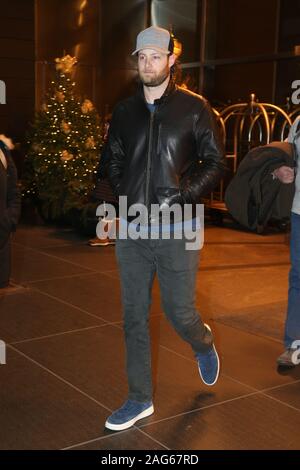 December 18, 2019, New York, NY, USA: Dec 16, 2019 : Gerrit Cole departs his midtown hotel in New York City. .NEW YORK DAILY PUBLICATIONS AND THEIR RESPECTIVE WEBSITES OUT! (Credit Image: © Dan Herrick/ZUMA Wire) Stock Photo