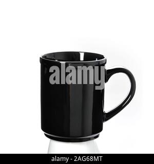 cup or colour ceramic mug on background new Stock Photo