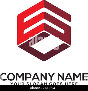 GC letter logo designs, initial name logo vector Stock Vector