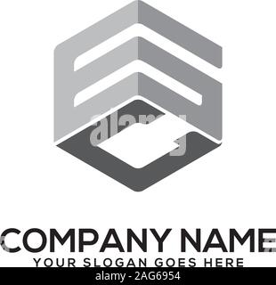 GC letter logo designs, initial name logo vector Stock Vector