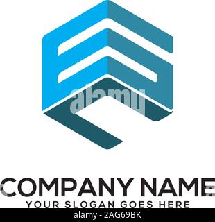GC letter logo designs, initial name logo vector Stock Vector