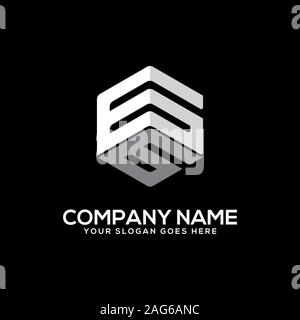 GG letter logo designs, initial name logo vector Stock Vector