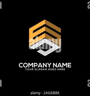 GJ letter logo designs, initial name logo vector Stock Vector