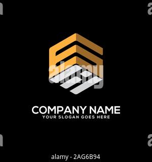 GI letter logo designs, initial name logo vector Stock Vector