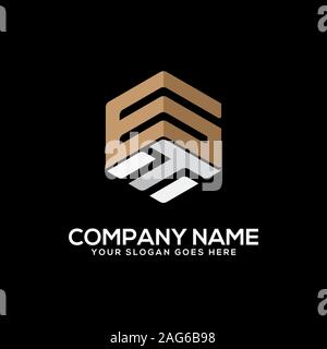 GT letter logo designs, initial name logo vector Stock Vector