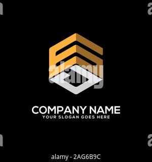 GJ letter logo designs, initial name logo vector Stock Vector