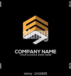 GN letter logo designs, initial name logo vector Stock Vector