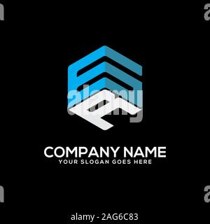 GR letter logo designs, initial name logo vector Stock Vector