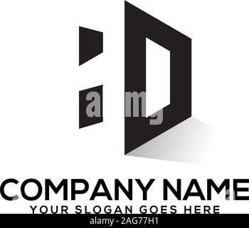 DD initial logo design inspiration, clean and clever vector Stock Vector