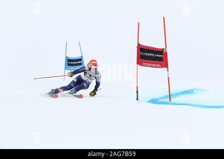 17 Dec 2019 Courchevel France Federica Brignone Audi FIS World Cup 2019/20 Womens Giant Slalom Stock Photo