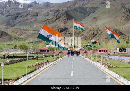 View from the entrance of Kargil War Memorial in Dras, Ladakh, India Stock Photo