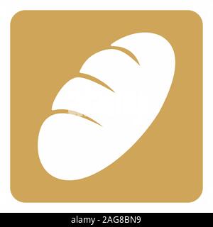 Bread icon illustration Stock Vector