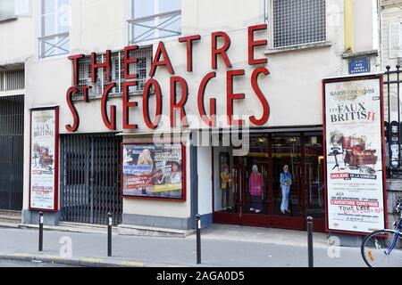 Saint Georges Theater - Paris - France Stock Photo