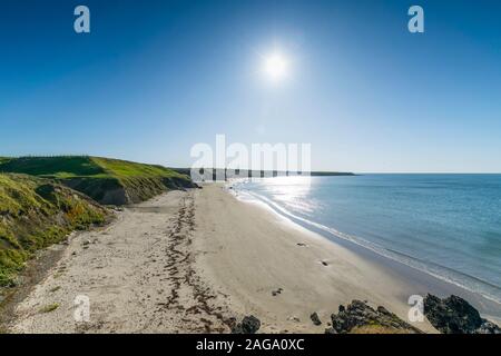 Traeth Penllech near Porth Colmon on the Lleyn Peninsula Gwynedd North Wales Stock Photo