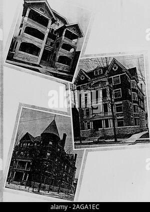 . Better Binghamton; a report to the Mercantile-Press Club of Binghamton, N. Y., September 1911. HOMES IN BINGHAMTON. BINGHAMTONS APARTMENT HOUSES Stock Photo