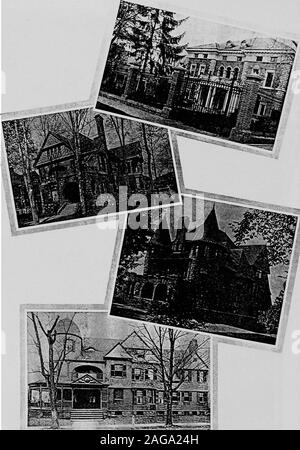 . Better Binghamton; a report to the Mercantile-Press Club of Binghamton, N. Y., September 1911. HOMES IN BINGHAMTON. HOMES IN BINGHAMTON Stock Photo