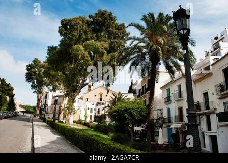 Citadel Path Ibiza Old Town Stock Photo