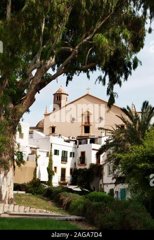 Citadel Path Ibiza Old Town Stock Photo