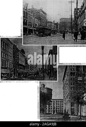 . Better Binghamton; a report to the Mercantile-Press Club of Binghamton, N. Y., September 1911. BUSINESS SECTION OF BINGHAMTON. BUSINESS SECTION OF BINGHAMTON Stock Photo